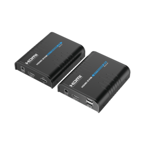 Kit extensor KVM (HDMI y USB) hasta 120 metros / Resolución 1080P @ 60 Hz / Soporta STP y UTP CAT6 /  Soporta Switch Gigabit para control KVM múltiple / Soporta hasta 253 receptores / Transmite el Video y Controla tu DVR ví­a USB