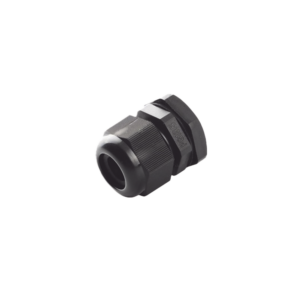 Conector Plástico Negro Tipo Glándula, para Cable de 6 a 12 mm de Diámetro.