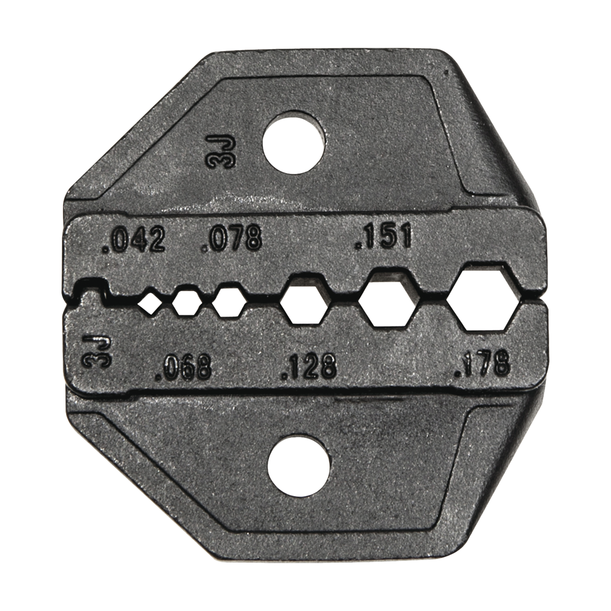 Matriz Ponchadora para RG174, RG179 y Belden 8218. Compatible con Pinza Ponchadora VDV200-010