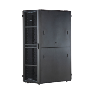 Gabinete FlexFusion para Centros de Datos, 42 UR, 700 mm de Ancho, 1200 mm de Profundidad, Fabricado en Acero, Color Negro