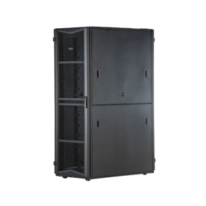 Gabinete FlexFusion para Centros de Datos, 42 UR, 800 mm de Ancho, 1070 mm de Profundidad, Fabricado en Acero, Color Negro