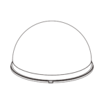 Cubierta frontal para camaras tipo Fish eye.