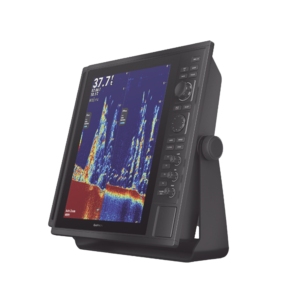 Ecosonda de pesca comercial con salida de 1 kW, trabaja en frecuencia 50/77/200 kHz, Doble canal CHIRP 28-210, SideVí¼/ClearVí¼,260/455/800