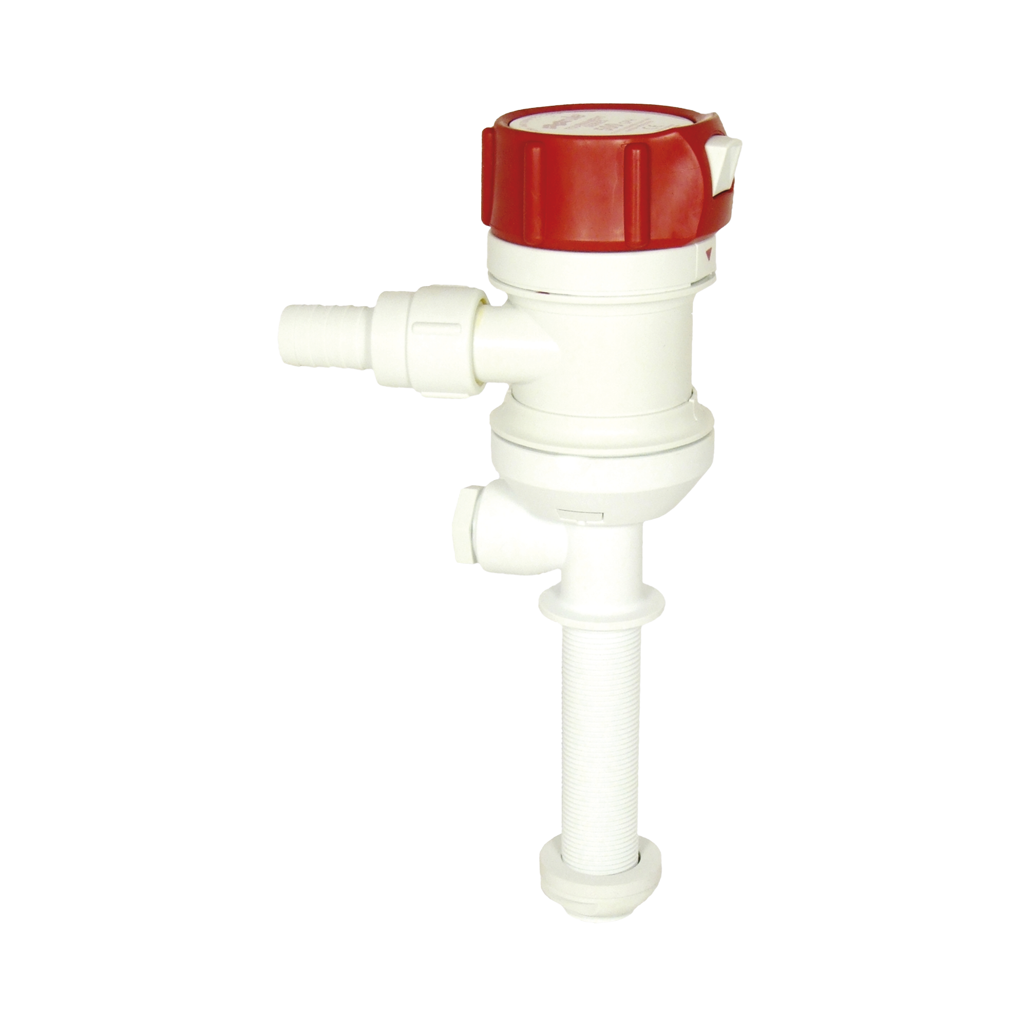 Bomba sumergible para vivero de 500 galones por hora, a 12 Volts de corriente directa.