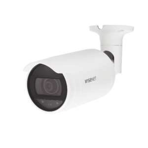 Cámara IP Tipo Bala 4 Megapí­xel / Lente 4mm / IR 25M / WDR 120db / IP66 / H.265 & WiseStream / modo pasillo / POE 802.3af