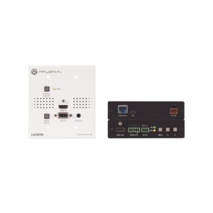 Placa de pared HDBaseT TX/RX para HDMI y VGA