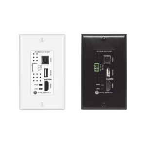 Transmisor HDBaseT de placa de pared para HDMI con USB