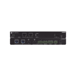 OMEGA 4K/UHD RECEVIER WITH DUAL HDBASET INPUTS ;  HDMI INPUT AND HDMI OUTPUT
