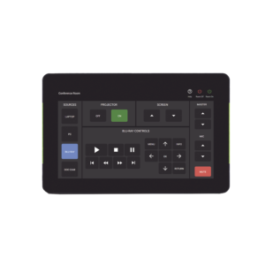 Panel táctil Velocity de 7"³ / Control AV / Programación de Salas / Pantalla táctil