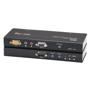 Kit Extensor KVM | VGA/Audio | Cat5e | 300m |Â 1280 x 1024 | Deskew |Â Puertos RS232 | Función de compensación de señal