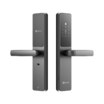Cerradura Inteligente / Wi-Fi / Bluetooth  / Códigos Temporales Para Visitantes / Lectura de Huella / Lectura de Tag / Contraseña /  Botón para Timbrar / Apertura Remota /  Alarma Anti-intrusión /  No Requiere HUB