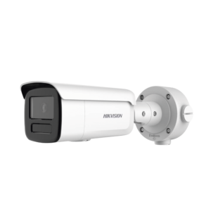Bala IP 4 Megapixel / Lente 4 mm / 90 mts IR EXIR / Anticorrosión / DARKFIGHTER / IP67 / PoE / WDR 120 dB / ONVIF / Micro SD / 4 Analí­ticos: AcuSense, Deteccion Facial, Conteo de Personas por Cruce y Zona