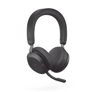 Jabra Evolve2 75, Auricular stereo versión MS con cancelación de ruido activa, dongle USBa indicador de ocupado (Busylight)(27599-999-999)