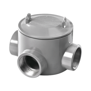 Caja con Tapa Tipo GRT de 3/4" (19 mm) / Caja a Prueba de Explosión / Para íreas Peligrosas con Tapa / Libre de Cobre.