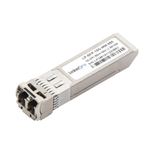 Transceptor óptico SFP+ (Mini-Gbic) / Multimodo 850 nm / 10 Gbps / 10GBASE-SR / Conectores LC/UPC Dúplex / DDM / Hasta 550 m