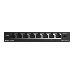 Switch Administrable con 8 puertos Gigabit, gestión gratuita desde la nube