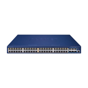Switch Administrable Stacking Capa 3, 48 Puertos PoE Gigabit 802.3at, 6 Puertos SFP de 10 G, Incluye Fuente Redundante de 55 V cc