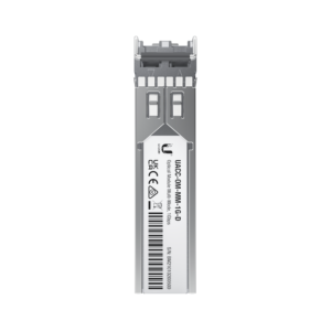 UFiber Módulo SFP, transceptor MiniGibic MultiModo 1.25 Gbps, distancia 550m, conectores LC, paquete de 2 piezas