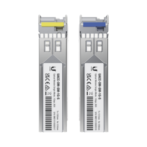 UFiber Módulo SFP, transceptor MiniGibic MonoModo 1.25 Gbps, distancia 3km, Simplex, un conector LC, incluye 2 tranceptores