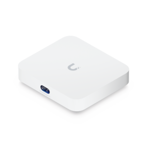 UniFi Cloud Gateway, Router multiWAN para balanceo/failover / Integra UniFi Network para administrar hasta 30 dispositivos UniFi, (1) puerto WAN 1/2.5 GbE y (4) puertos LAN GbE