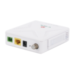 ONU Dual GPON/EPON con 1 Puerto SC/APC + 1 puerto LAN Gigabit + 1 puerto CATV