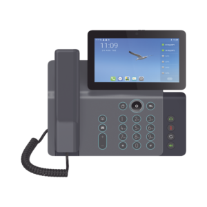 Videoteléfono IP inteligente Insignia, Android 9.0, 20 lí­neas SIP, pantalla a color 7" ajustable, Teclado de iluminación configurable, PoE, conferencia local de 10 Vías.