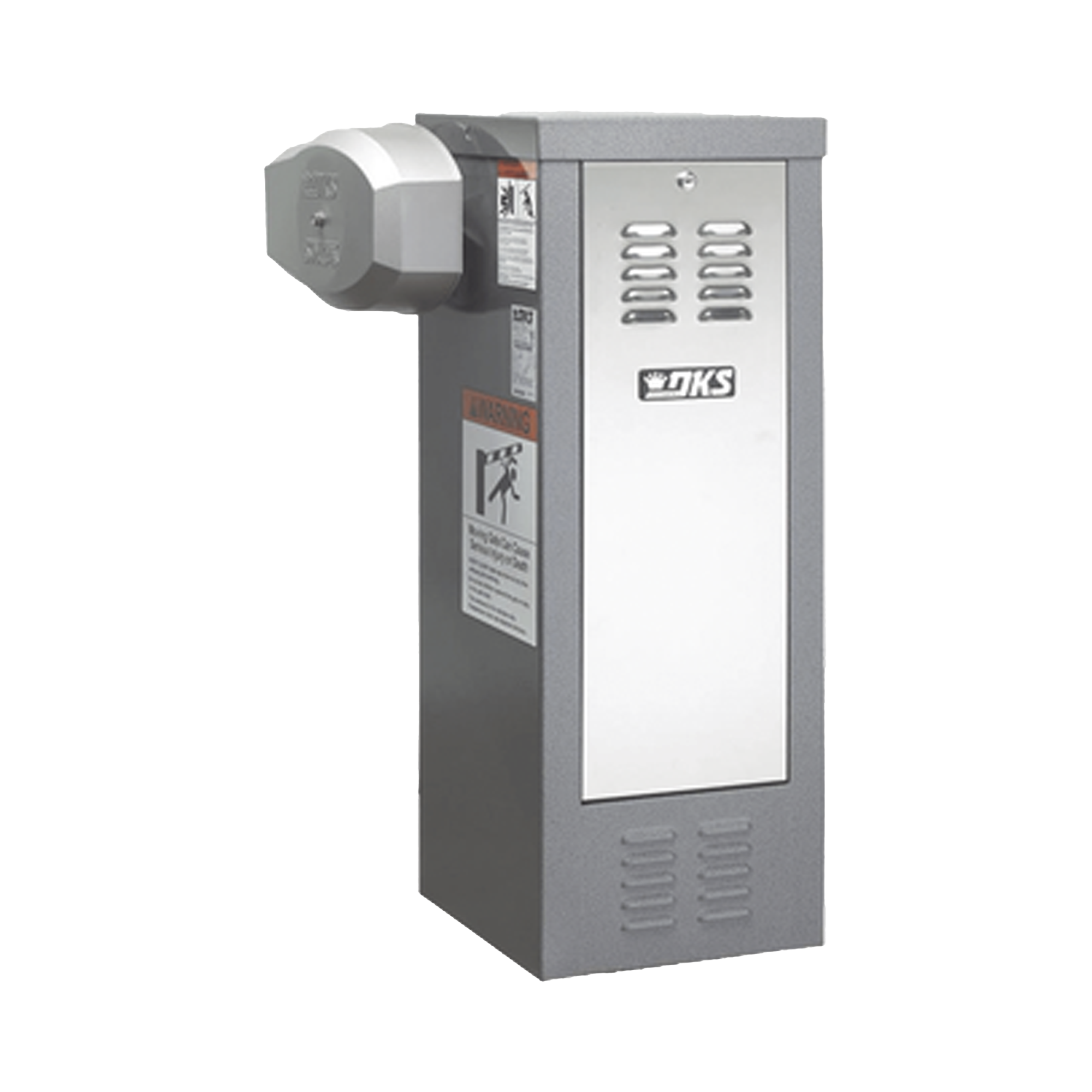 Barrera Vehicular Gris / Uso Intensivo Continuo / Compatible con Mástil de hasta 14 ft / 4.26 m (No incluido) / Bajo mantenimiento / Garantia 5 años