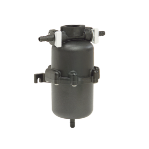 Mini tanque acumulador con capacidad de hasta 0.65 litros.
