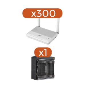 Kit 300 ONU´ss HG6144F + 1 OLT AN6000-15