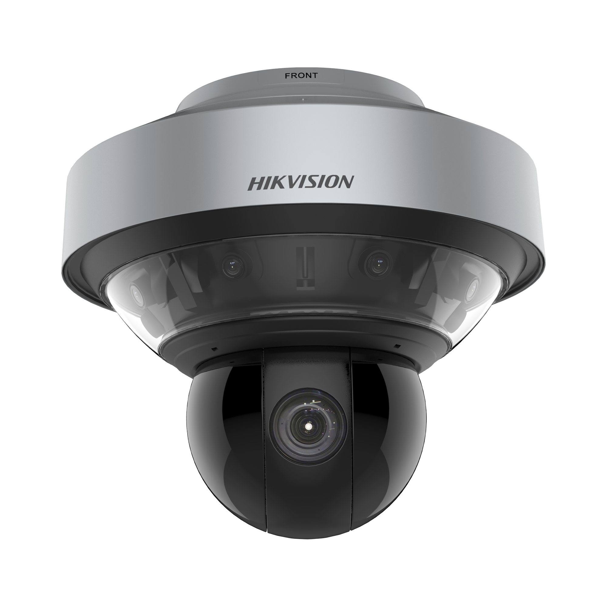 PanoVu Series / 1 PTZ 40X Zoom (4 Megapixel) + 8 Lentes 2.8 mm (360° / 32 Megapixel) / Posicionamiento 3D / Autoseguimiento 3.0 / Deep Learning / IP67 / IK10 / WDR 120 dB / Micro SD