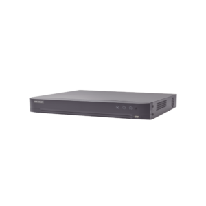 DVR 4 Canales TURBOHD + 4 Canales IP / 8 Megapixel (4K) / Audio de dos Vías por Coaxitron / ACUSENSE / Reconocimiento Facial / 1 Bahí­a de Disco Duro / Salida de Video en 4K / H.265+