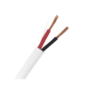 Bobina de Cable 305 Metros: 2 x 16 AWG, Color Blanco, CMR, Para Sistemas de Seguridad y Alarmas