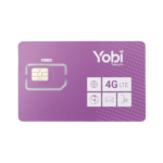 SIM Yobi para dispositivos móviles 3G/4G con recarga de 1GB cada mes durante 1 año de servicio (solo datos)