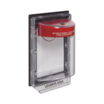 Cubierta Protectora Serie Stopper II® De Policarbonato, Con Alarma, Montaje en Superficie, Interior/Exterior, Etiqueta en Español