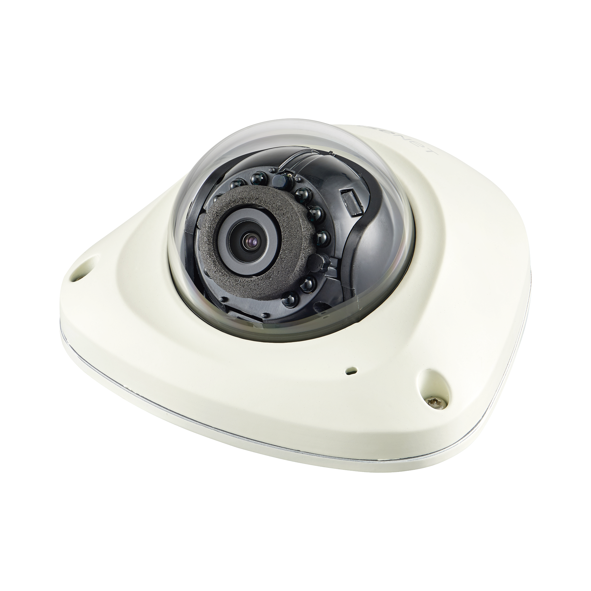Cámara Tipo Domo Antivandálico 2MP para Vehículo Conector M12/ Lente 3.6mm / WDR 150db / IP66 / IK10 / H.265 & WiseStream