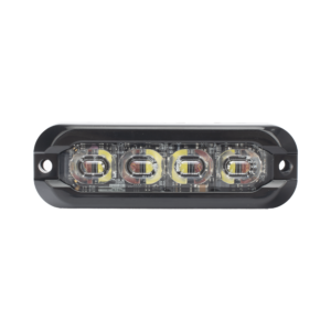 Luz perimetral , 8 LED Ultra Brillantes, Dual Color Rojo / Claro