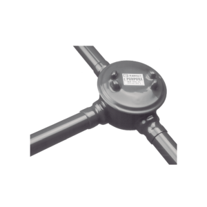 Caja para íreas Peligrosas con Tapa Tipo GRL de 1" (25 mm) /Con Recubrimiento de PVC e interior de Uretano.