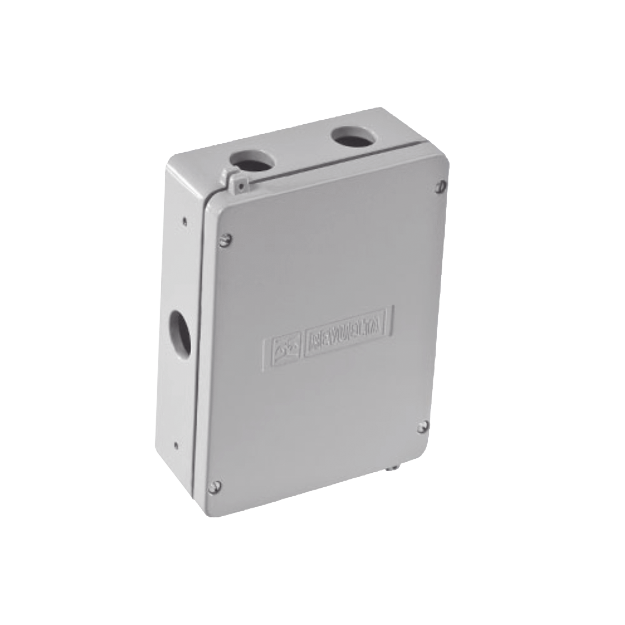 Caja de Unión de Aluminio con 5 salidas de 1/2" / 2 Izq _ 2 Der_ 1 Abajo.