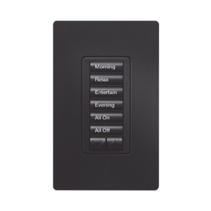 Teclado hibrido seetouch, 6 botones, 2 botones subir/bajar, intensidad 120V/450W, color blanco.