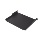 Charola para Soportar Equipos en Rack de 19 in, Profundidad de 34 cm, Color Negro, 1U