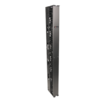 Organizador RouteIT Vertical Sencillo de 45UR, Fabricado en Acero Laminado en Frí­o 16AWG, 6in (152mm) de Ancho
