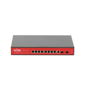 Switch Administrable Capa 2 de 8 puertos 10/100/1000 PoEaf/at + 2 x SFP Gigabit, con respaldo para energí­a solar