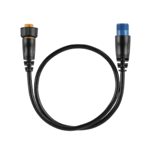 Cable adaptador para conectar un transductor de 8 pines con XID a un puerto de sonda de 12 pines a un dispositivo náutico compatible.