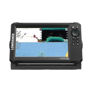 Eagle-9 ecosonda en pantalla horizontal IPS de 9 pulgadas, incluye transductor skimmer 50/200 kHz