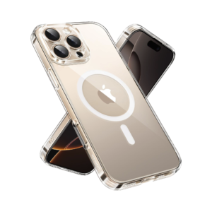 Funda protectora magnética transparente UGREEN Classy para iPhone 16 Pro (transparente)