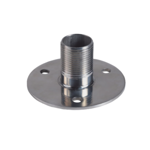 Montaje recto de 1", acero inoxidable, base con brida