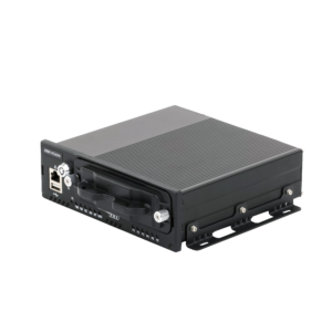 NVR Móvil de 8 Canales de 2 Megapixel / 4 Puertos PoE / 2 Bahí­as de Disco Duro / Incluye Modulo GPS / conector RJ45
