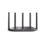 Router Inalámbrico / Wifi 6 / Hasta 3000 Mbps / Doble Banda AC (2.4 GHz y 5 GHz) / 4 Puertos 1000 Mbps /  5 Antenas Omnidireccional / Interior / Beamforming Optimizado /  Administración Gratuita desde la Nube