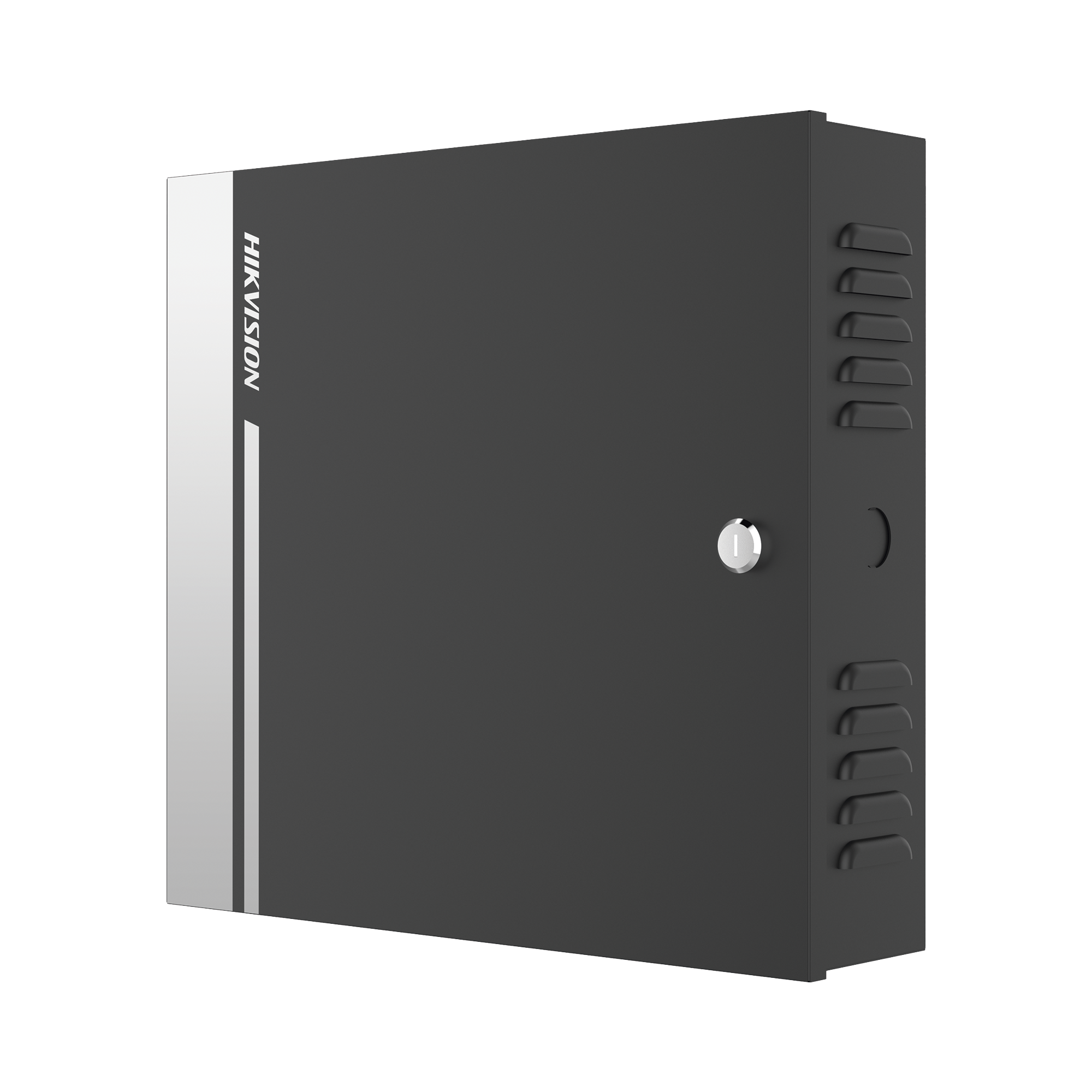 Controlador de Acceso para 4 Puertas y 8 Lectores RS485 o 4 Wiegand / Incluye Gabinete y Fuente de Alimentación 12Vcc/8A / Soporta Batería de Respaldo / Wiegand y RS-485 / 10,000 Tarjetas