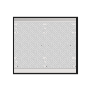 Base PRINCIPAL para Torniquetes de la Serie DS-K3B631 / 1 Carril de 65 cms